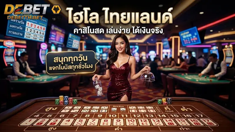 ซิกโบ DEBET แทงไฮโลสด อัตราจ่ายสูงสุด 1_150 มั่นคงที่สุด