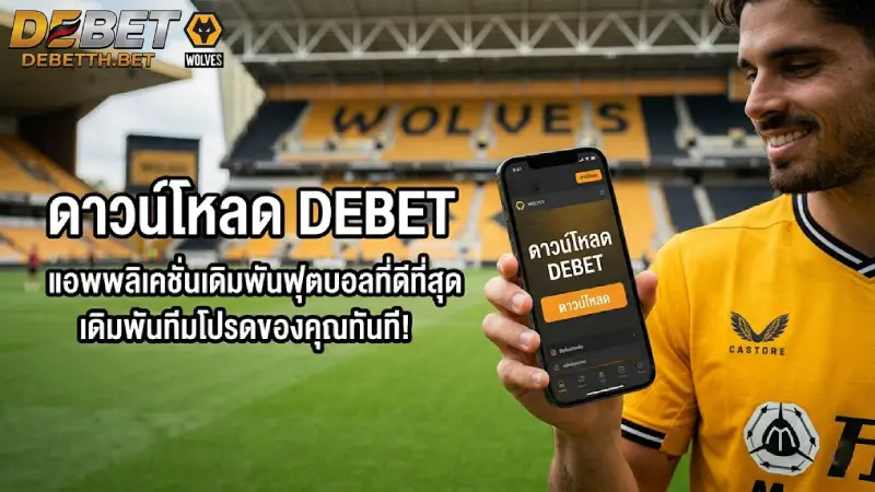 ดาวน์โหลด DEBET ติดตั้งแอปมือถือ iOS & Android ฟรี 2026