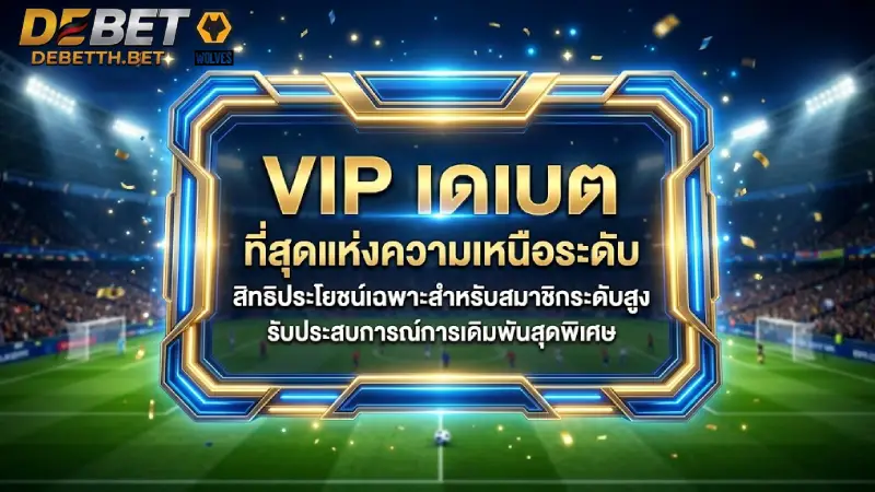 VIP DEBET เอกสิทธิ์เหนือระดับและโบนัสพิเศษสำหรับสมาชิกคนสำคัญ