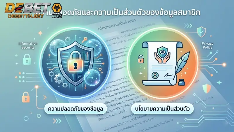 การรักษาความปลอดภัยและความลับของข้อมูลสมาชิก